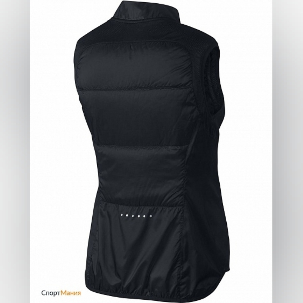 Nike Women's Black Lightweight polyfill Running Vest Xs - Picture 5 of 13